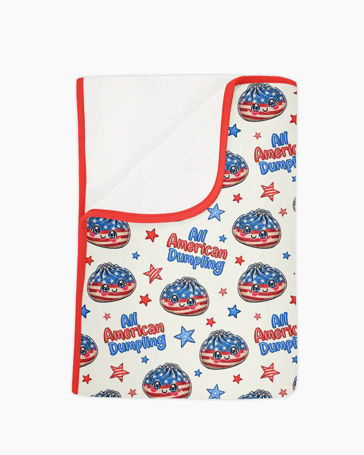All American Dumpling Bamboo Blanket