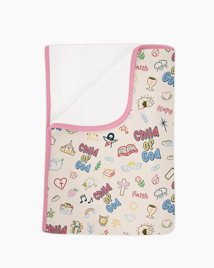 A Child Of God Family Matching Bamboo Blanket