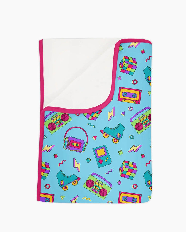 80s Retro Neon Bamboo Blanket