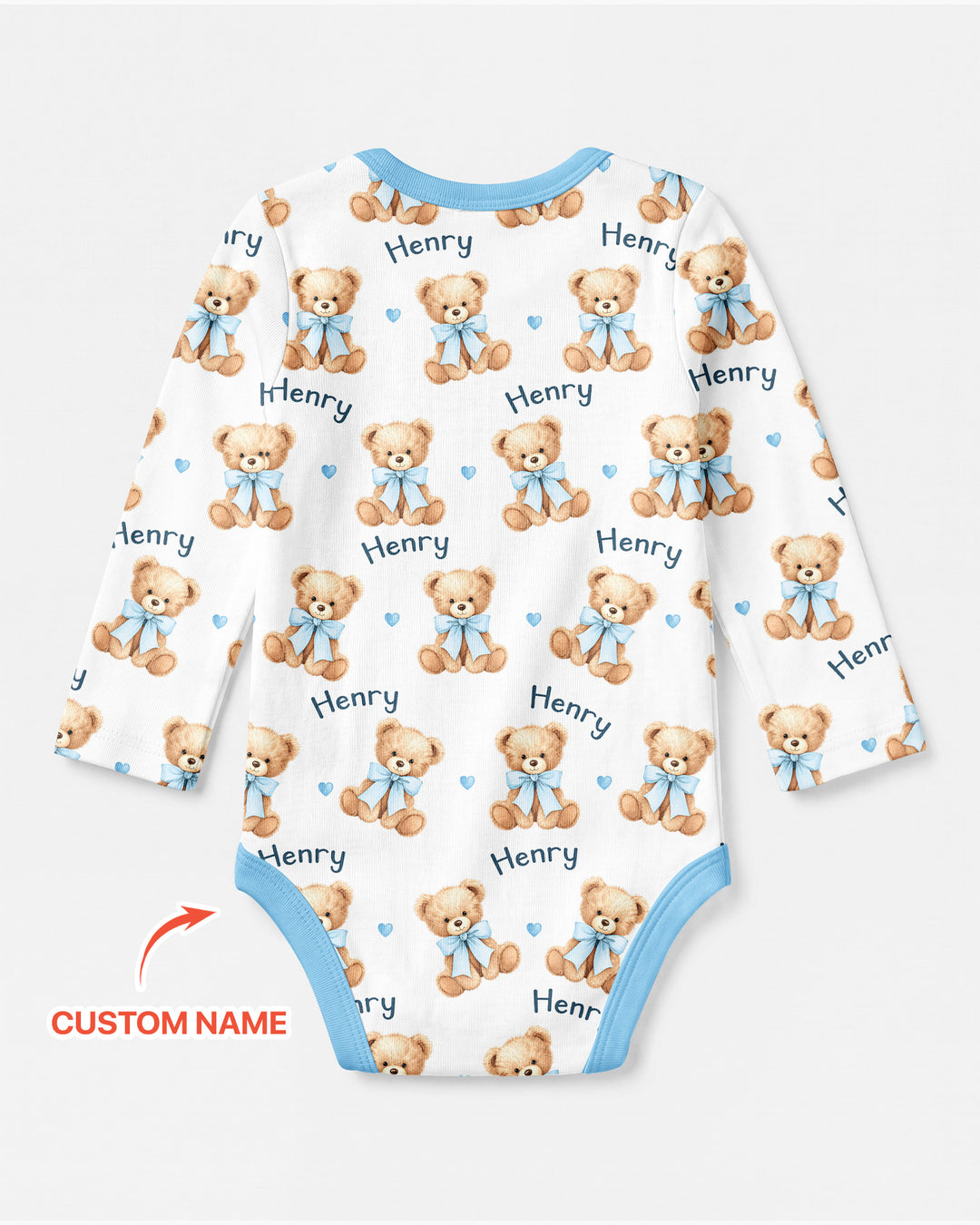 Grandma/... Loves Me Beary Much Personalized Bamboo Bodysuit