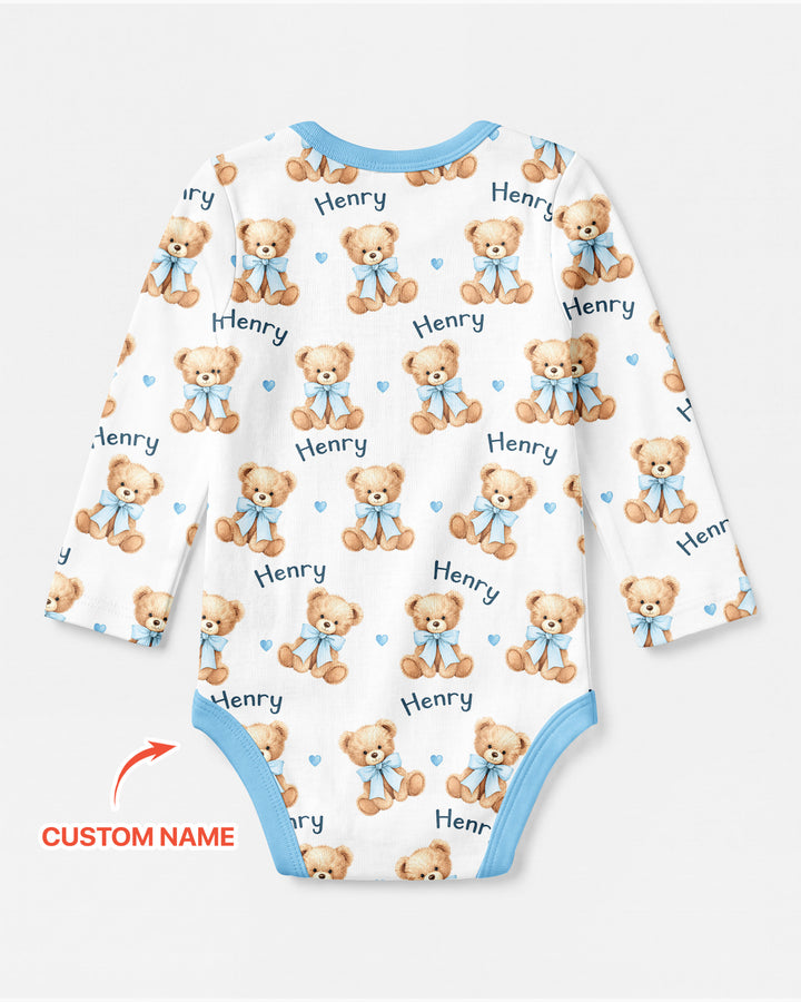Grandma/... Loves Me Beary Much Personalized Bamboo Bodysuit