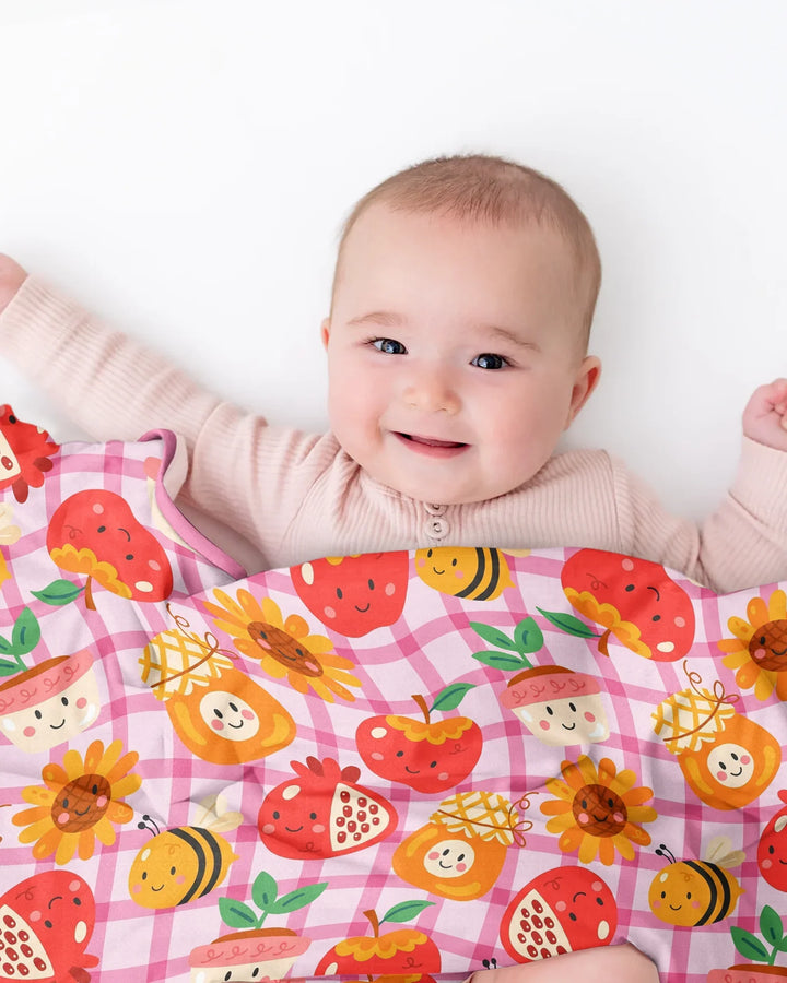 Sweet New Year Bamboo Blanket
