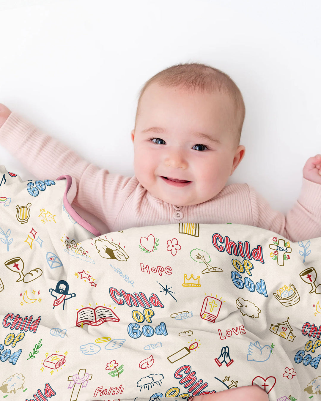 A Child Of God Family Matching Bamboo Blanket