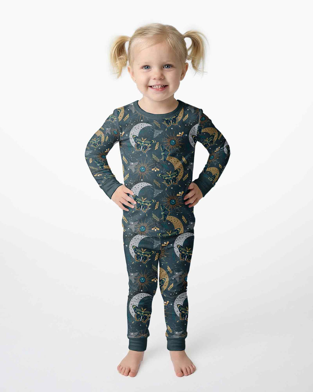 Template Bamboo Two Piece Long Sleeve Pyjamas Set