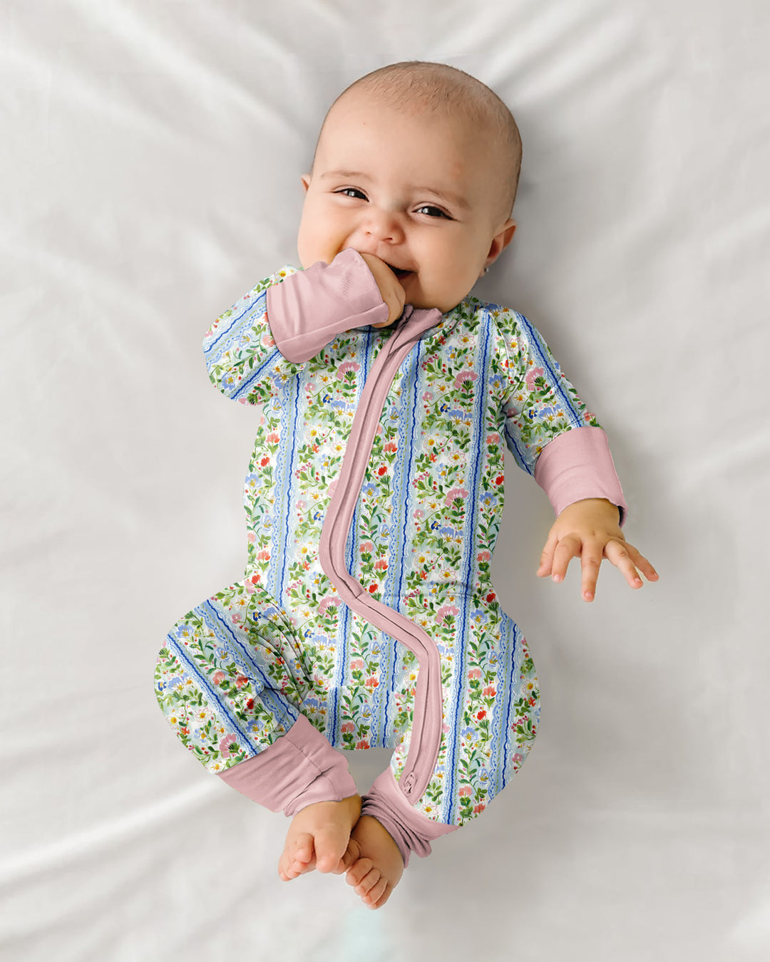 Paste Floral Girl Bamboo Convertible Zippy