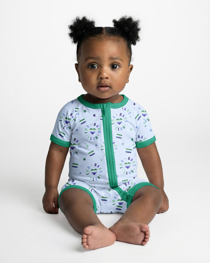 Love Makes Family Bamboo Shorty Zippy