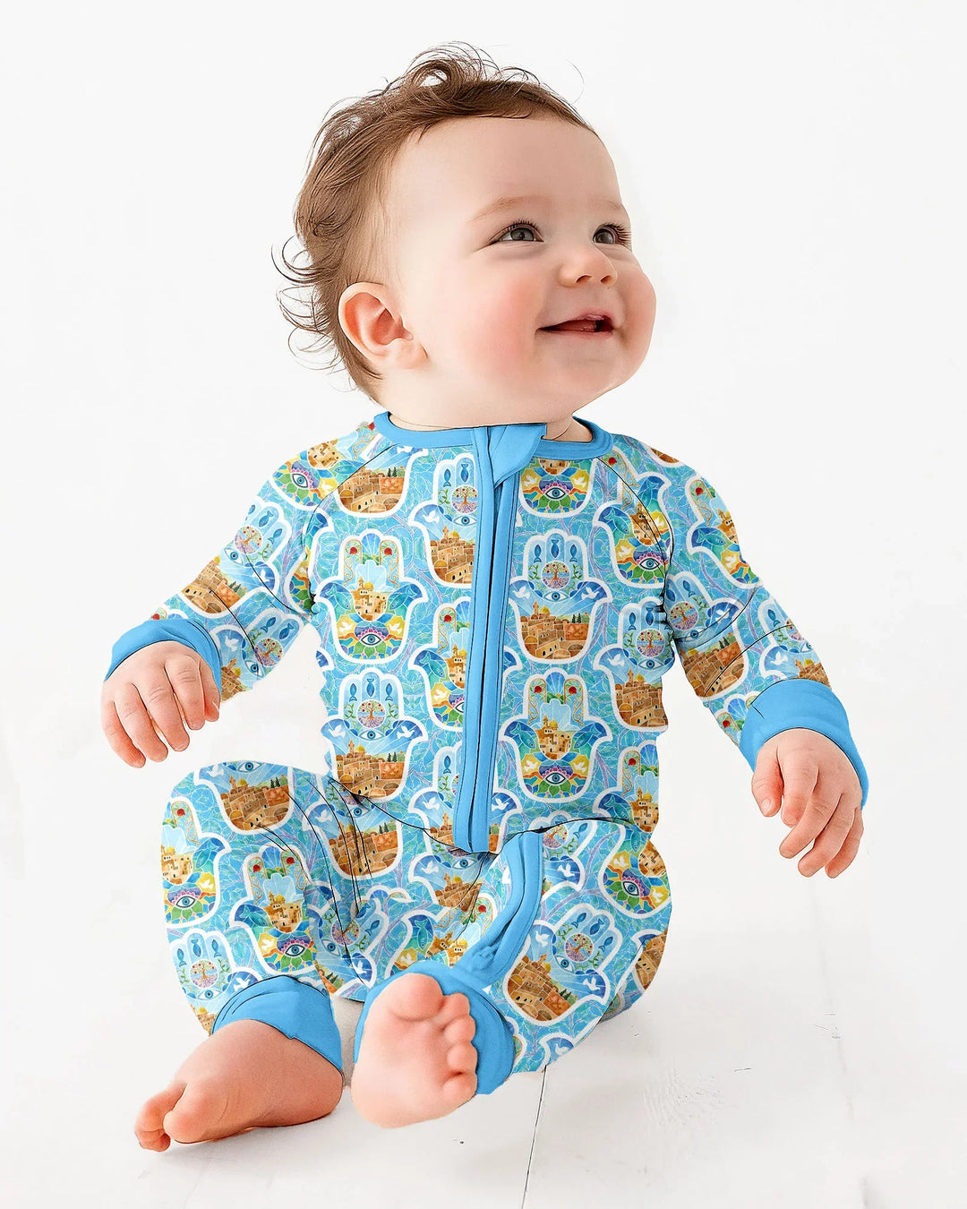 Hamsa Hand Bamboo Convertible Zippy