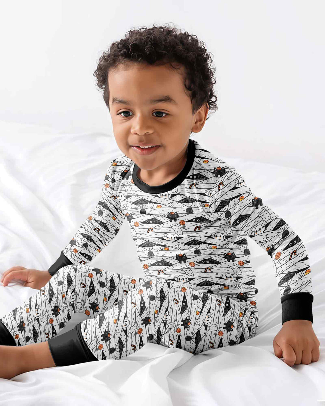 Template Bamboo Two Piece Long Sleeve Pyjamas Set