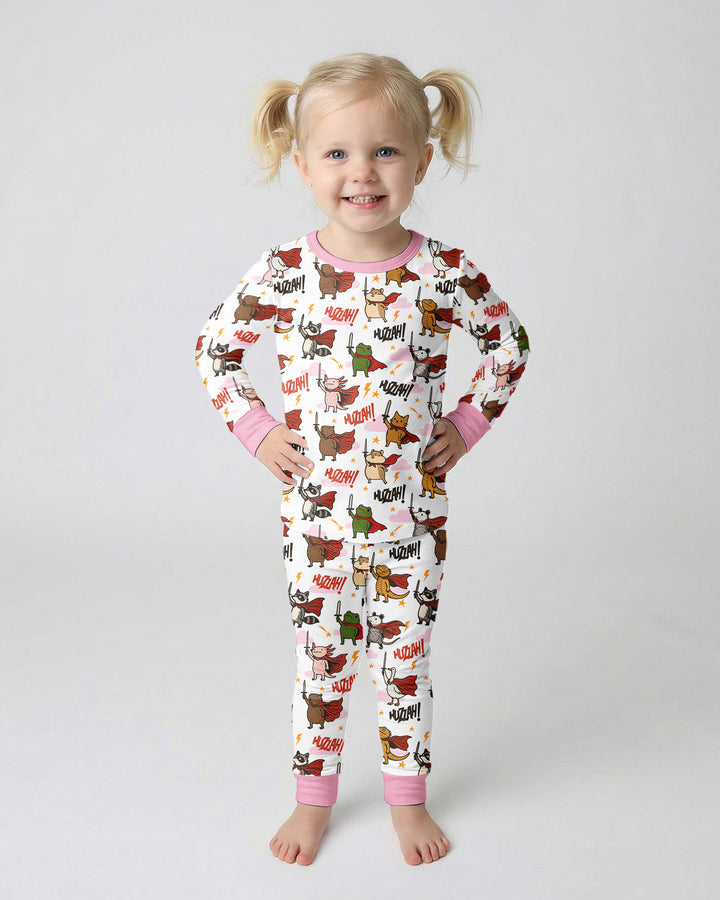 Huzzah! Huzzah! Bamboo Two Piece Long Sleeve Pajama Set