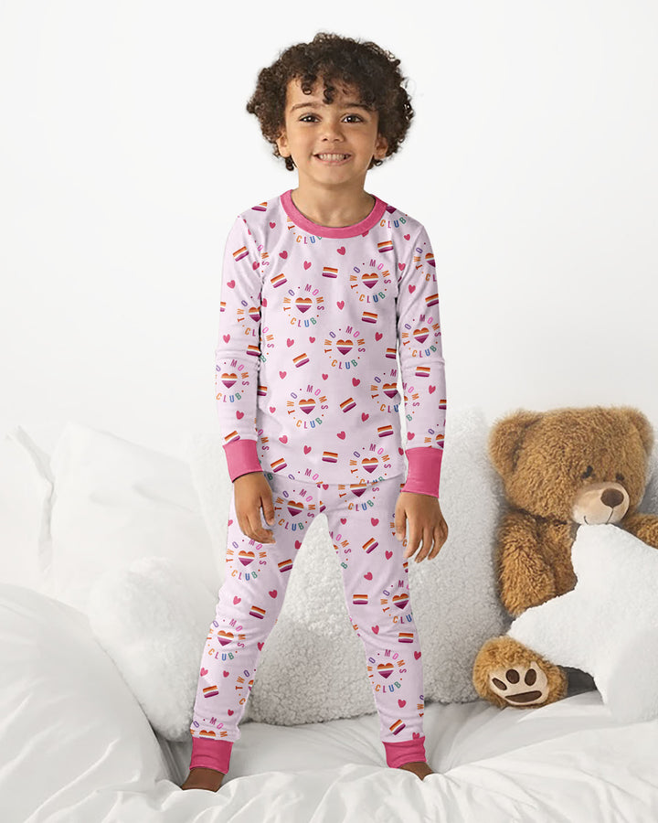Love Makes Family Bamboo Two Piece Long Sleeve Pajama Set