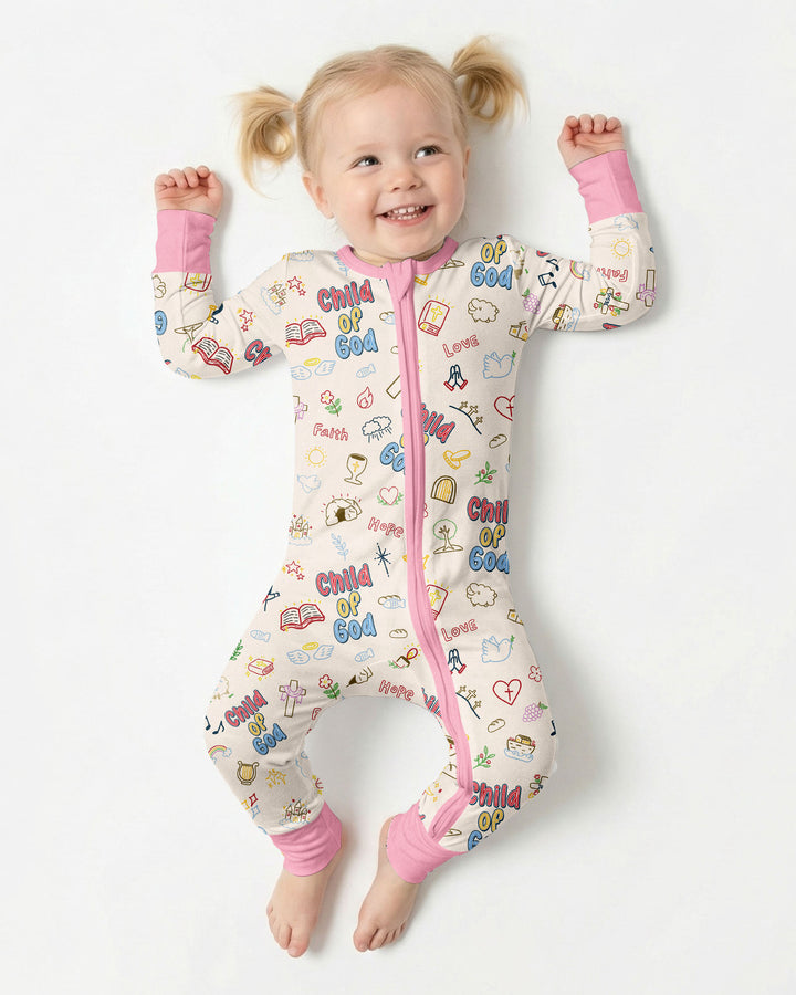 A Child Of God Family Matching Bamboo Convertible Zippy