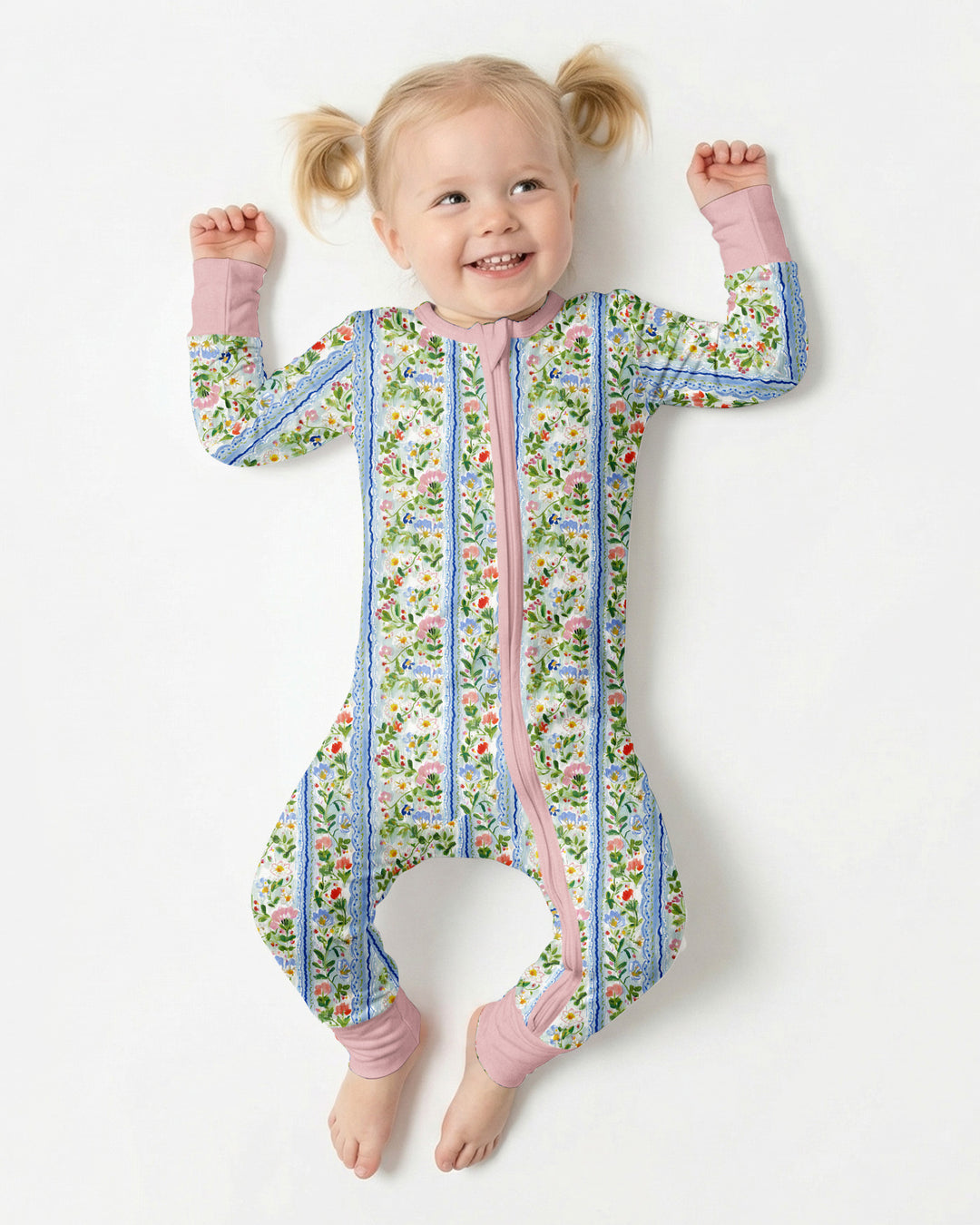 Paste Floral Girl Bamboo Convertible Zippy