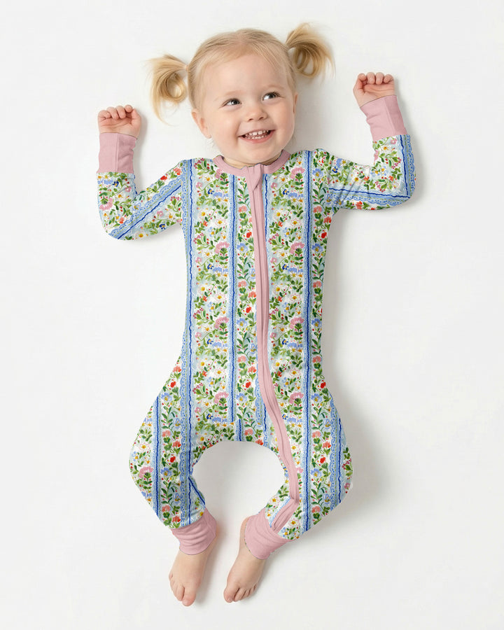 Paste Floral Girl Bamboo Convertible Zippy