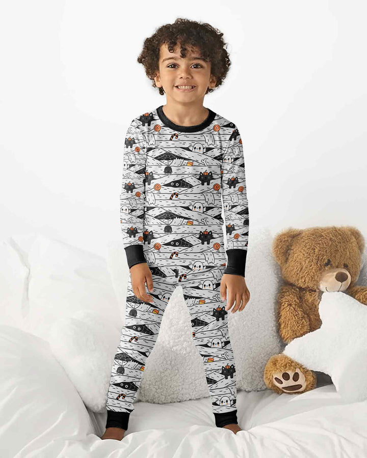 Template Bamboo Two Piece Long Sleeve Pyjamas Set