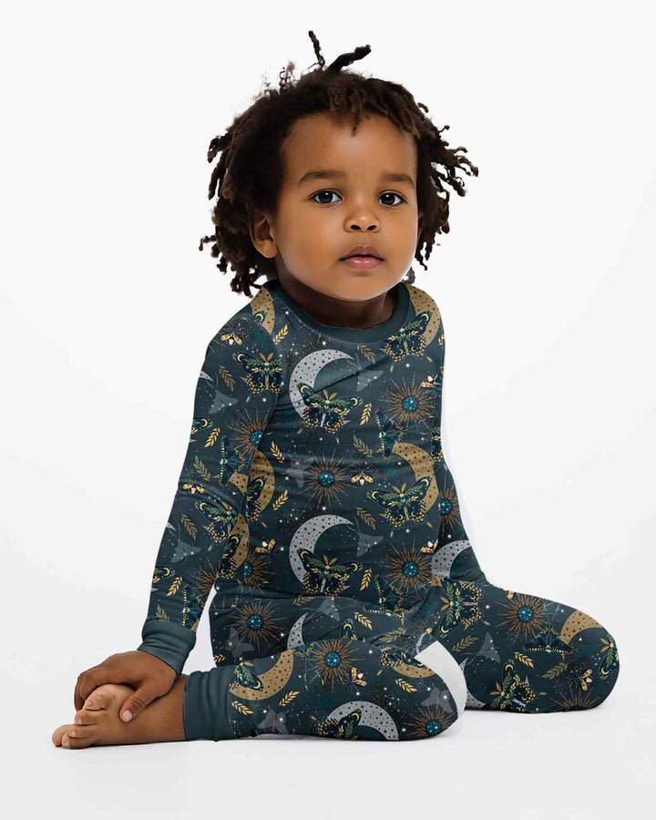 Template Bamboo Two Piece Long Sleeve Pyjamas Set