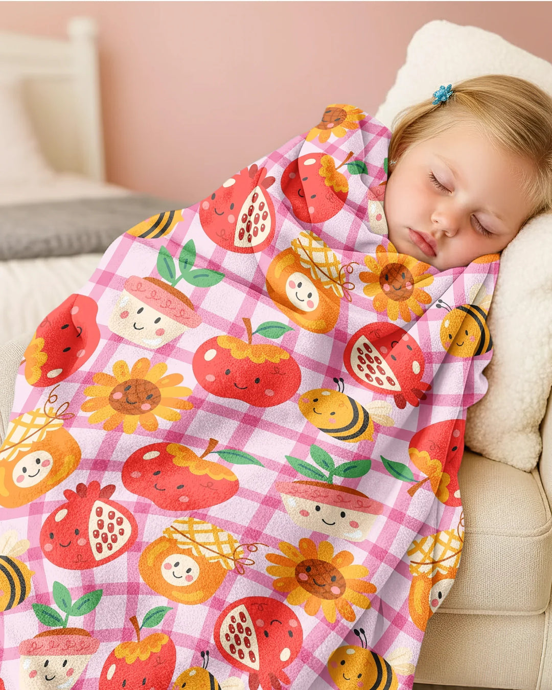 Sweet New Year Bamboo Blanket