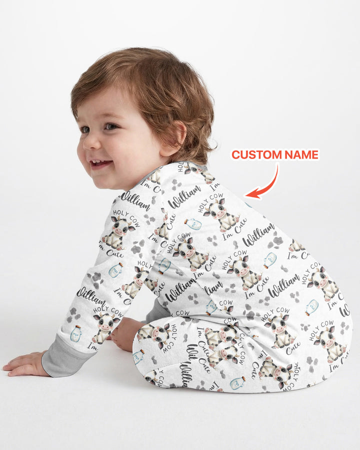 Holy Cow I'm Cute Custom Name Bamboo Convertible Zippy