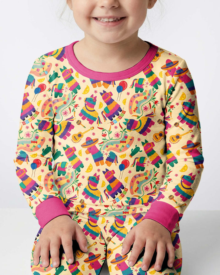 Template Bamboo Two Piece Long Sleeve Pyjamas Set
