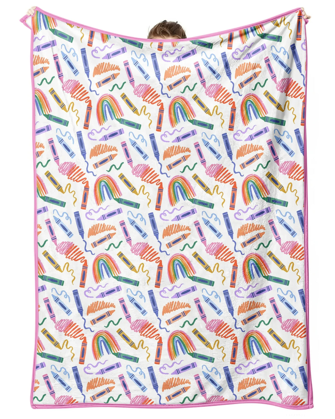 Crayon Chaos Bamboo Blanket