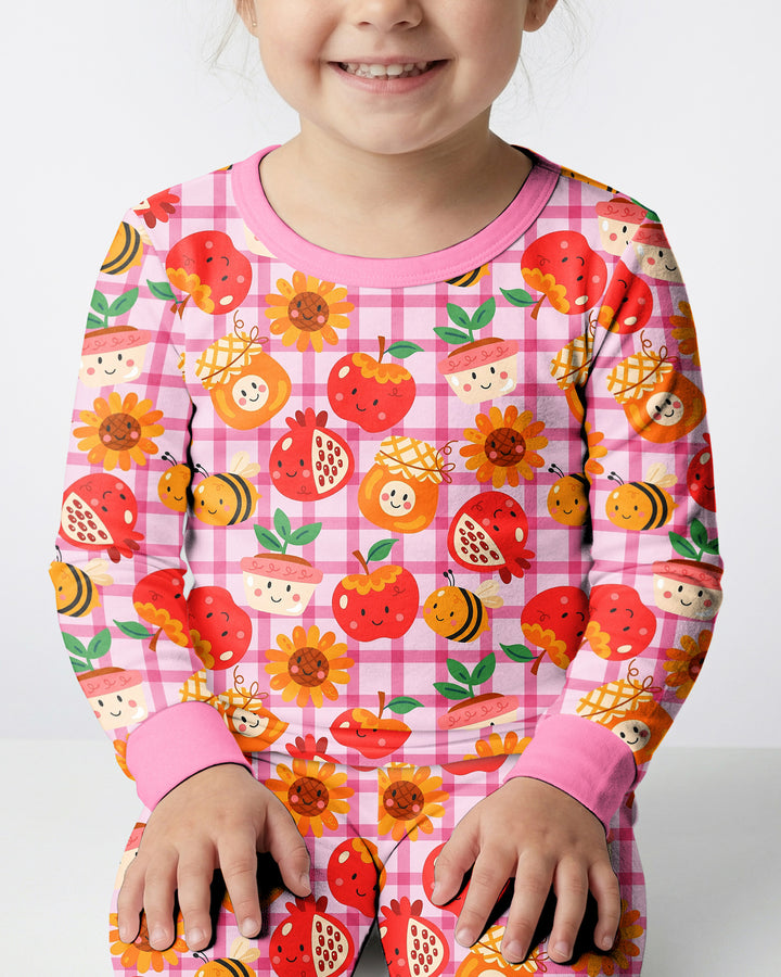 Sweet New Year Bamboo Two Piece Long Sleeve Pajama Set