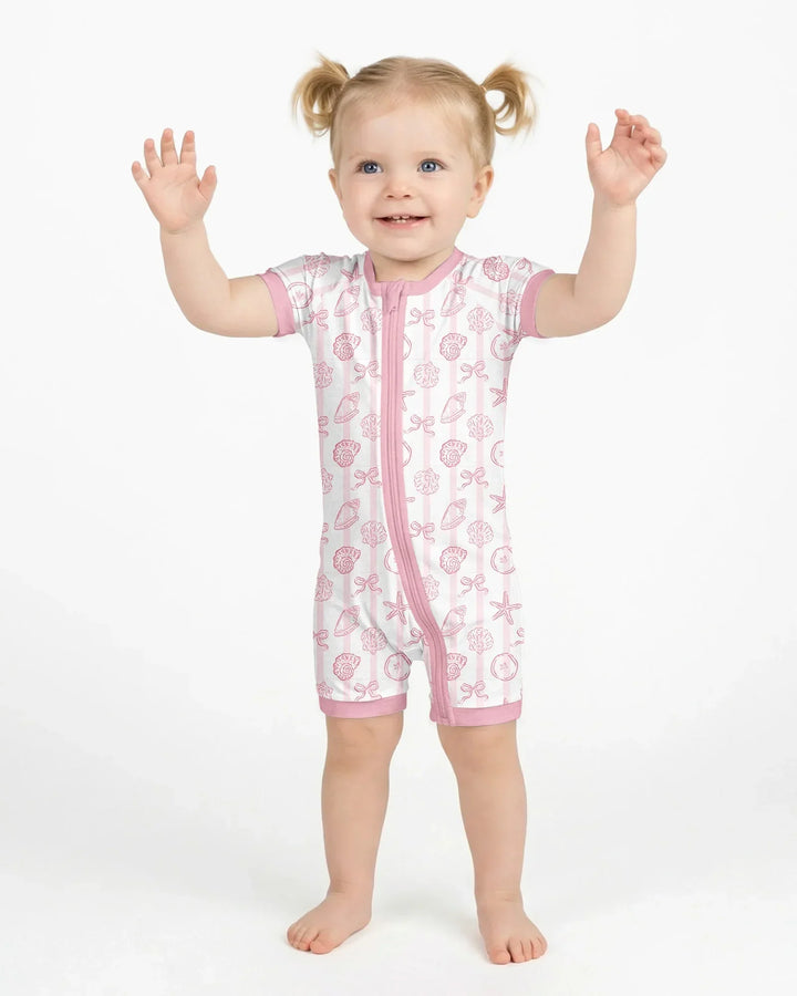 Coastal Keepsakes Family Matching Bamboo Shorty Zippy