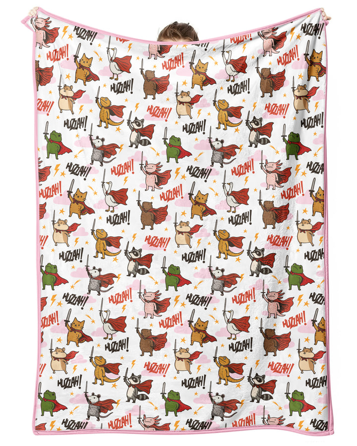 Huzzah! Huzzah! Bamboo Blanket