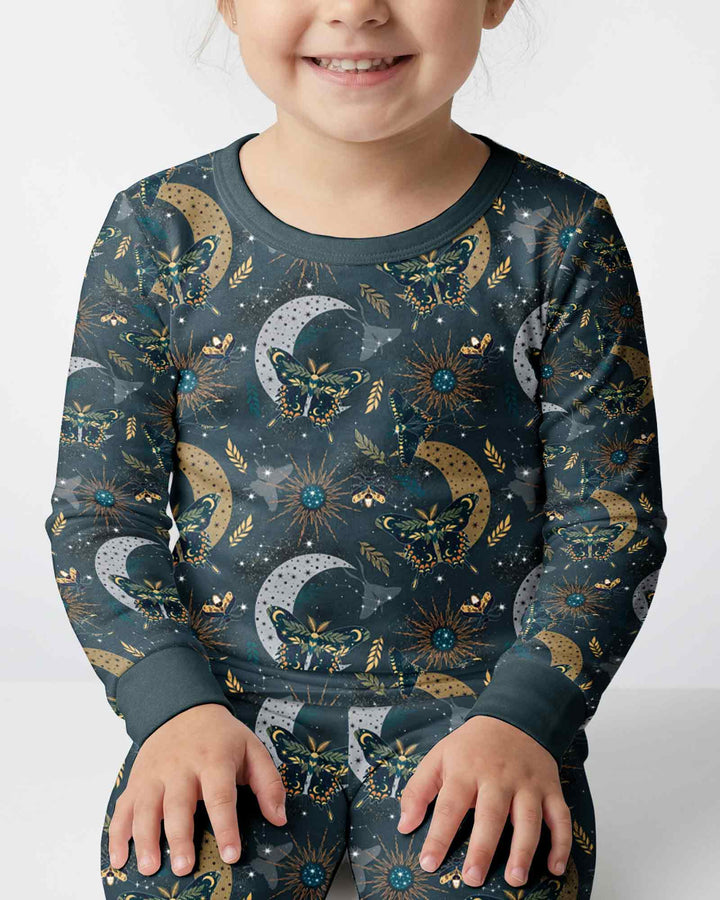 Template Bamboo Two Piece Long Sleeve Pyjamas Set