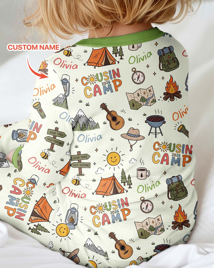 Custom Name Cousin Camp 2026Bamboo Convertible Zippy