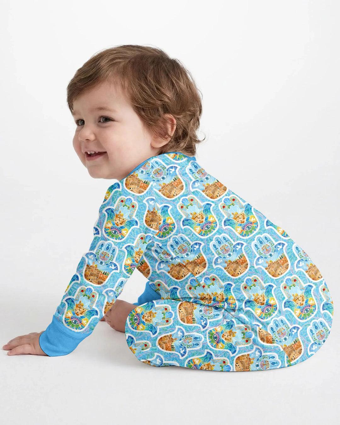Hamsa Hand Bamboo Convertible Zippy