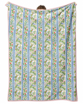 Paste Floral Girl Bamboo Blanket