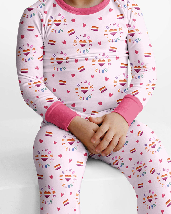 Love Makes Family Bamboo Two Piece Long Sleeve Pajama Set
