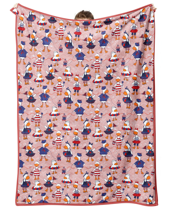 Freedom Floaties Family Matching Bamboo Blanket