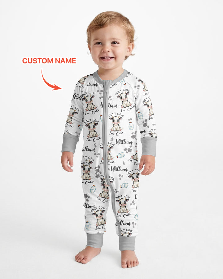 Holy Cow I'm Cute Custom Name Bamboo Convertible Zippy