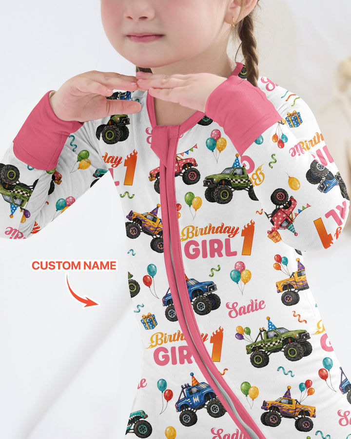 Monster Truck Birthday Party Bamboo Convertible Zippy