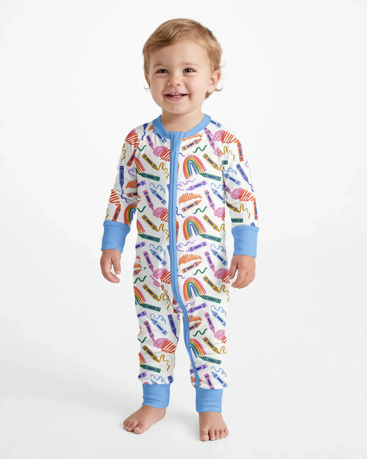 Crayon Chaos  Bamboo Convertible Zippy