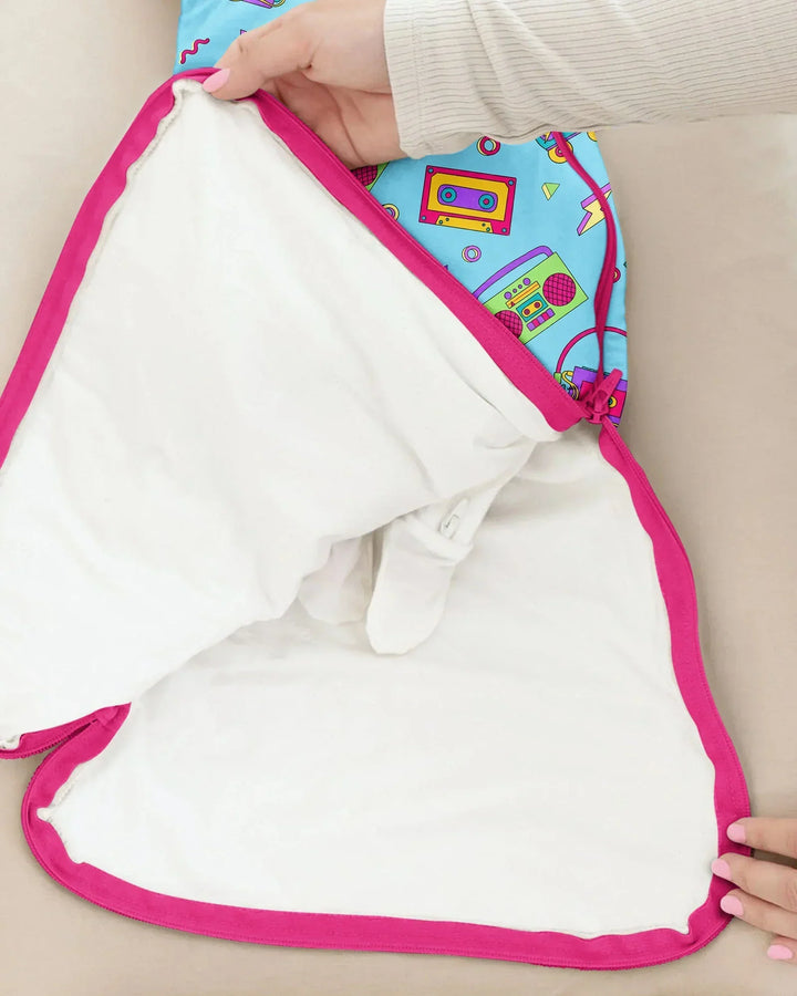 80s Retro Neon Bamboo Sleep Bag