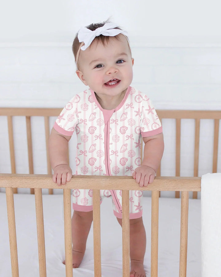 Coastal Keepsakes Family Matching Bamboo Shorty Zippy