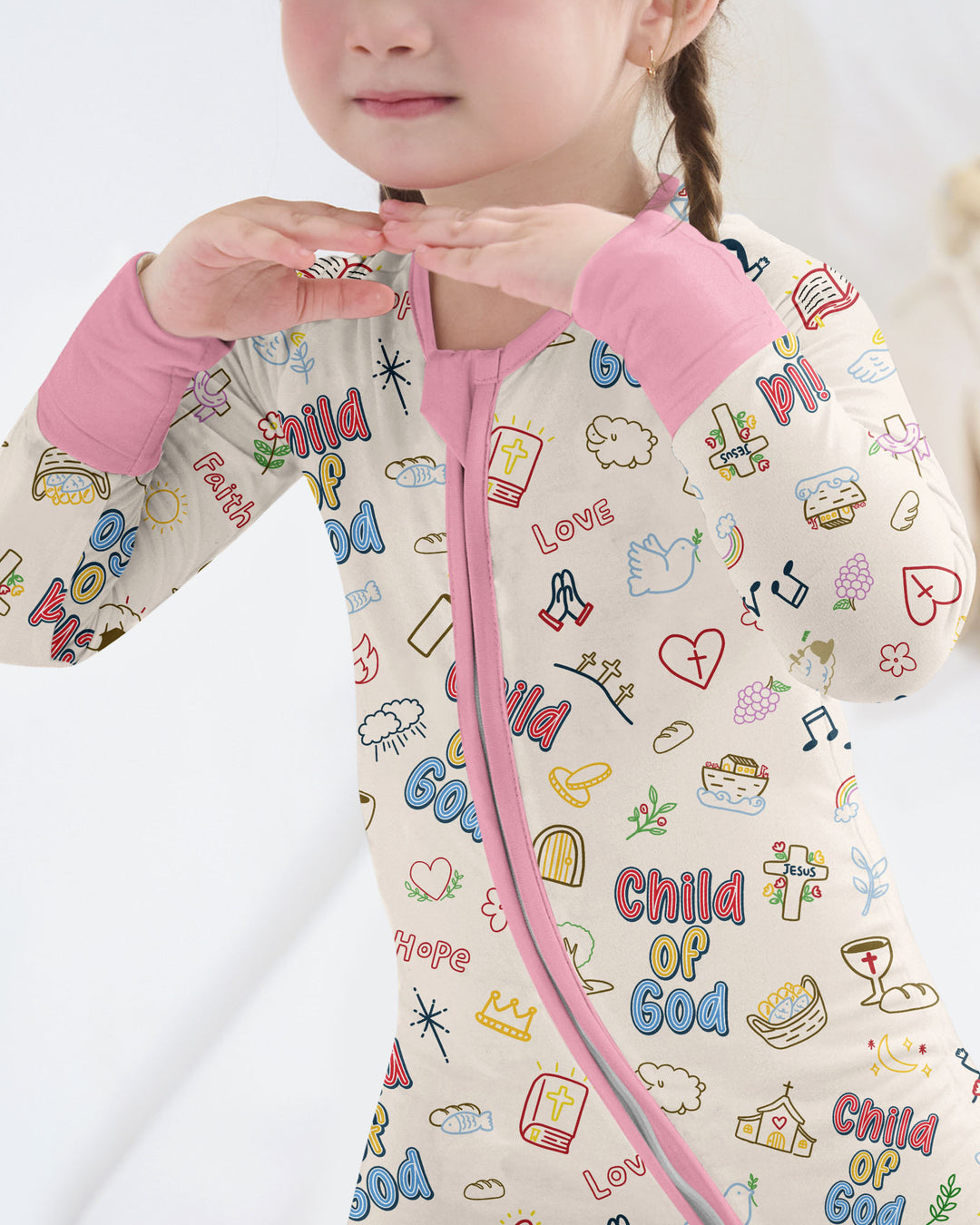 A Child Of God Family Matching Bamboo Convertible Zippy