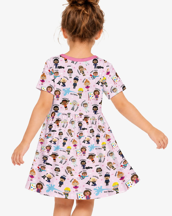 When I Grow Up Bamboo Twirl Dress