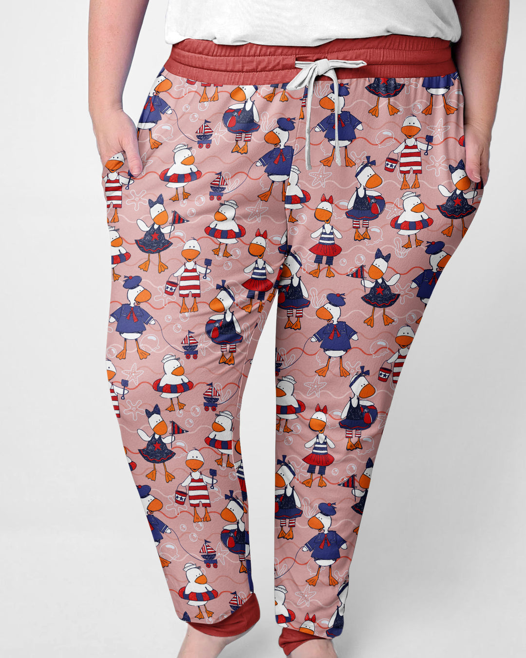 Freedom Floaties Family Matching Bamboo Women Pajama Set