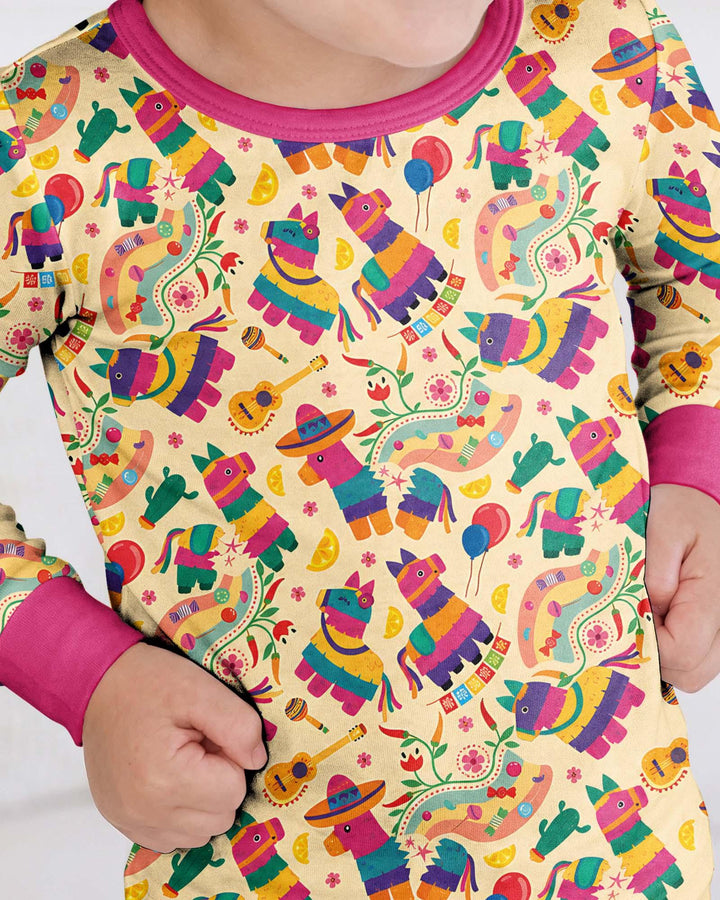 Template Bamboo Two Piece Long Sleeve Pyjamas Set