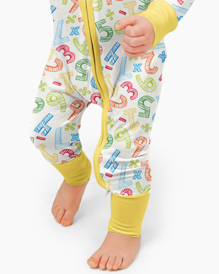 Math Doodles Bamboo Convertible Zippy