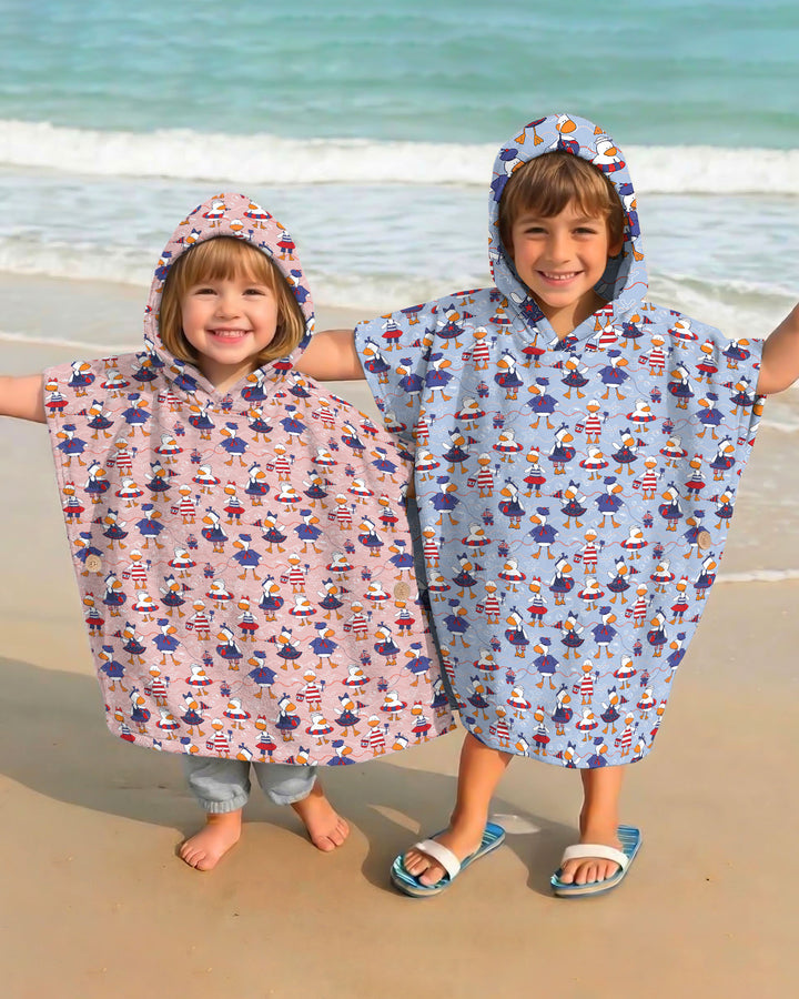 Freedom Floaties Family Matching Bamboo Swim Poncho