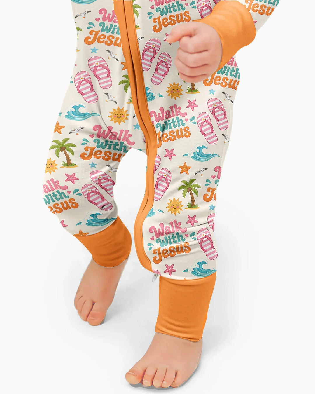Groovy Summer Walk With Jesus Bamboo Convertible Zippy