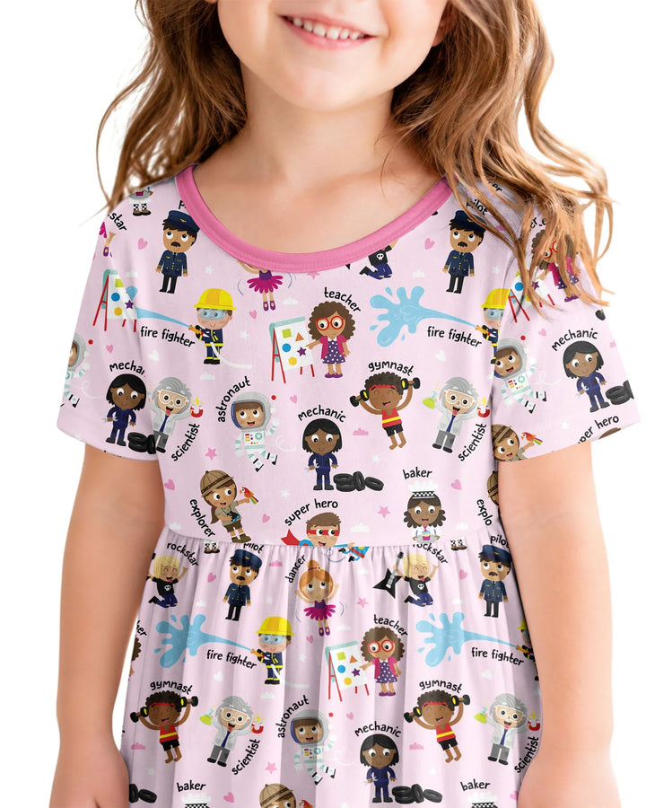 When I Grow Up Bamboo Twirl Dress
