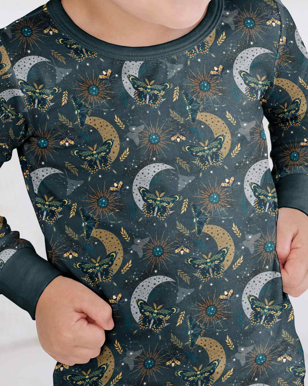 Template Bamboo Two Piece Long Sleeve Pyjamas Set