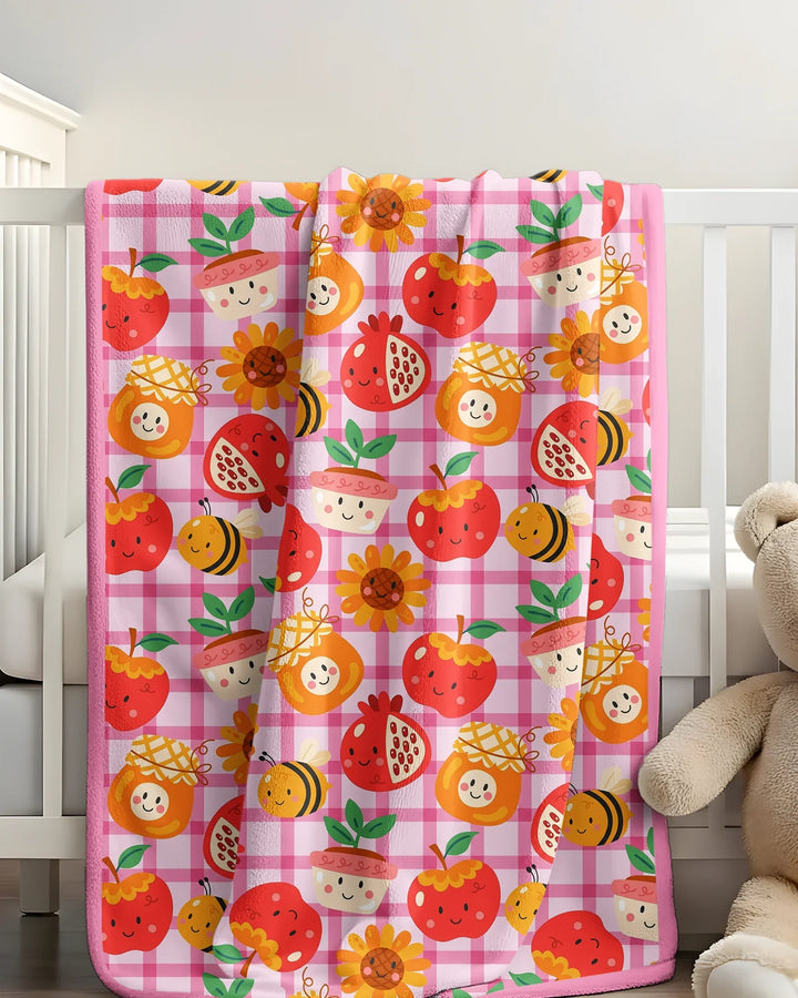 Sweet New Year Bamboo Blanket