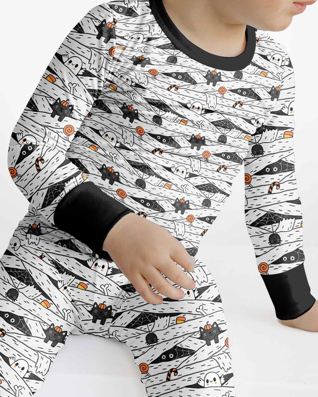 Template Bamboo Two Piece Long Sleeve Pyjamas Set