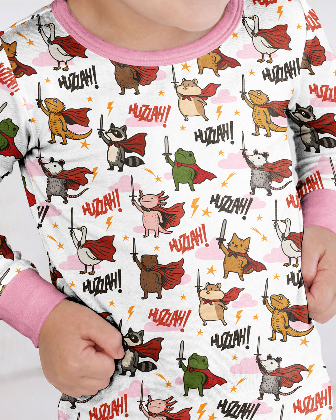 Huzzah! Huzzah! Bamboo Two Piece Long Sleeve Pajama Set