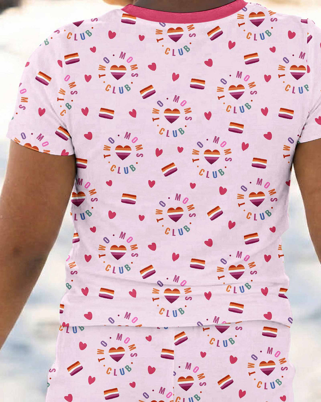 Love Makes Family Bamboo Two Piece Short Sleeve Pajama Set
